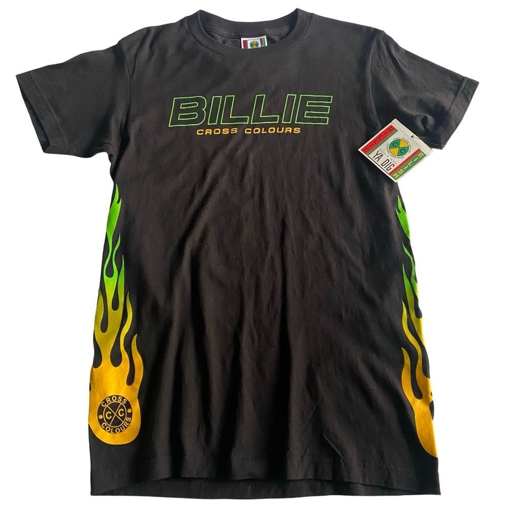 New Cross Colours X Billie Eilish Collaboration Tee Black Size Small